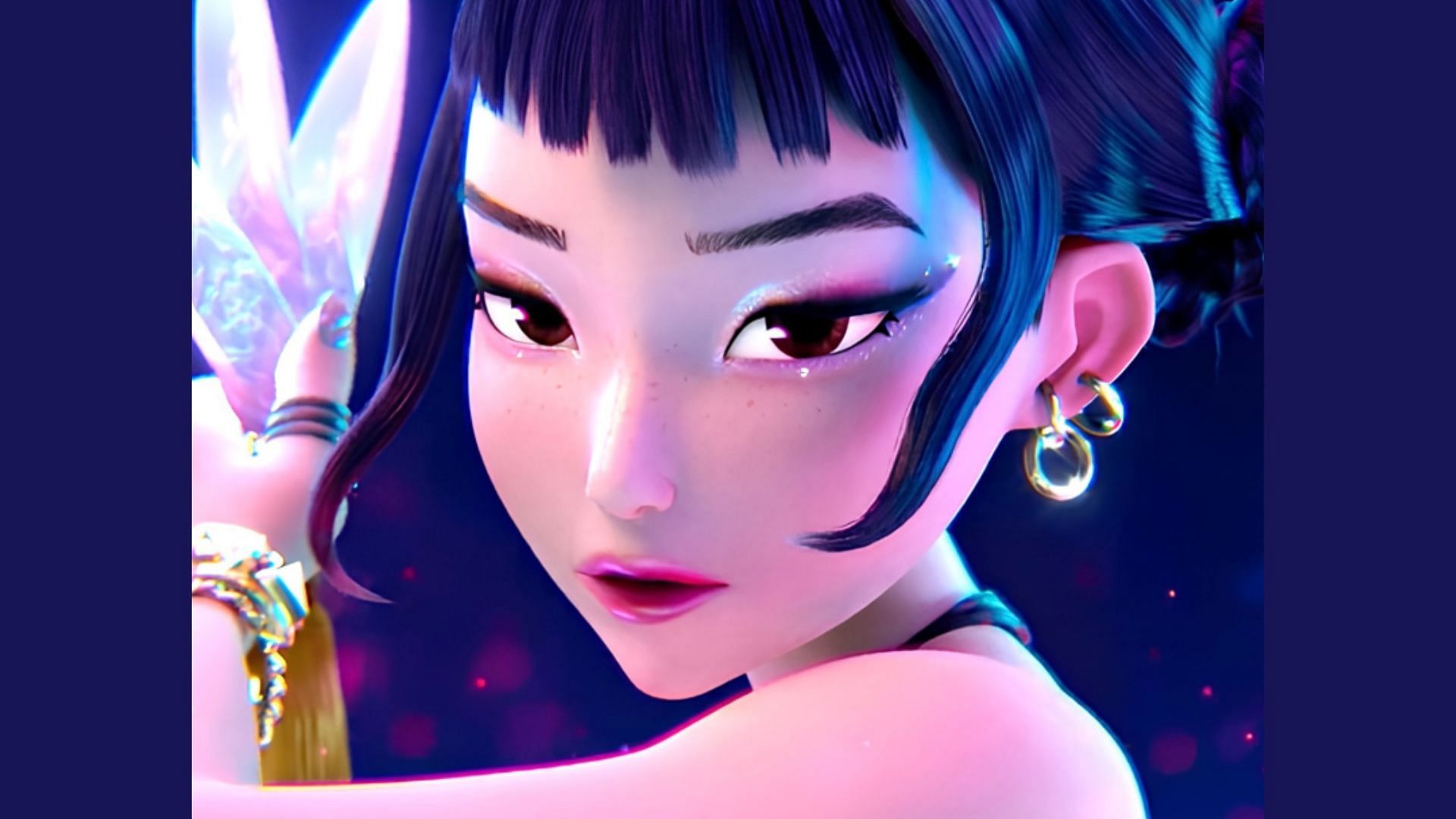 Rumi, the central character and leader of Huntr/x (Image via Instagram/@kpopdemonhunters)